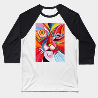 Tiger abstract 3 Baseball T-Shirt